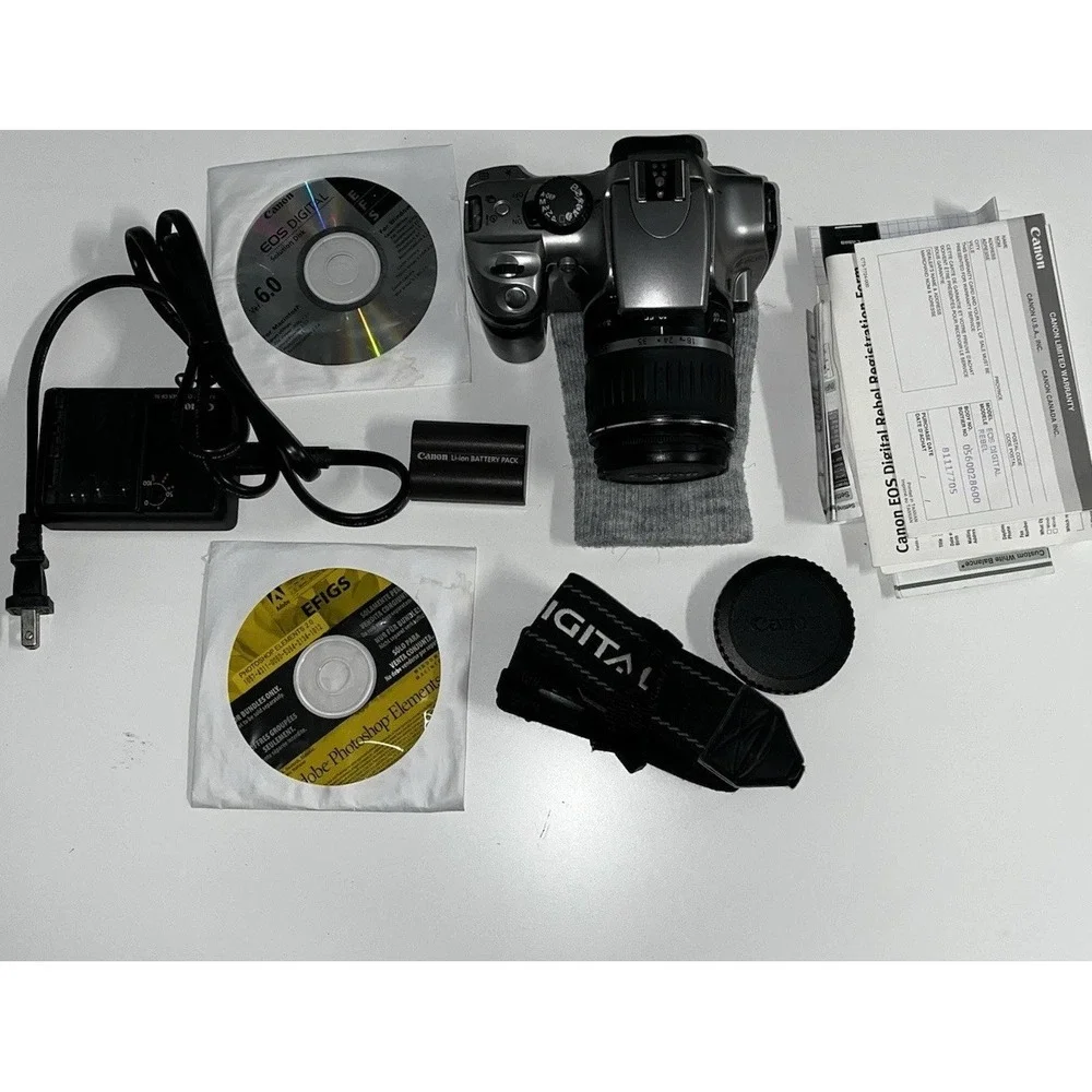Canon EOS Digital‎ Rebel EF-S 18-55 Kit Camera & Lens Great Condition